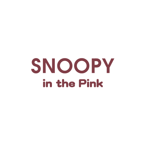 SNOOPY in the Pink